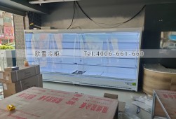 水果風(fēng)幕柜-福建莆田水果店4米保鮮柜選購(gòu)